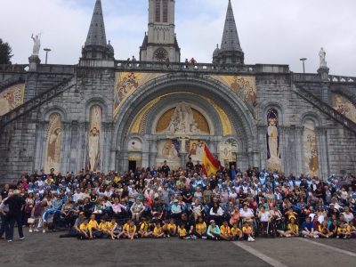 Casi 400 personas acompañan a los enfermos de la Diócesis a Lourdes