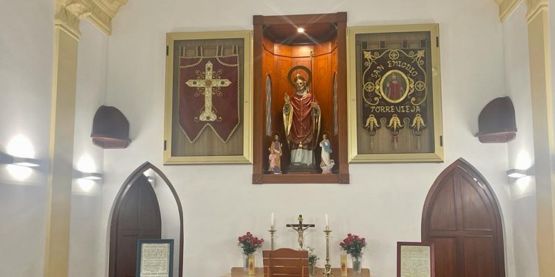 Torrevieja restaura la ermita de San Emigdio del Parque de las Naciones