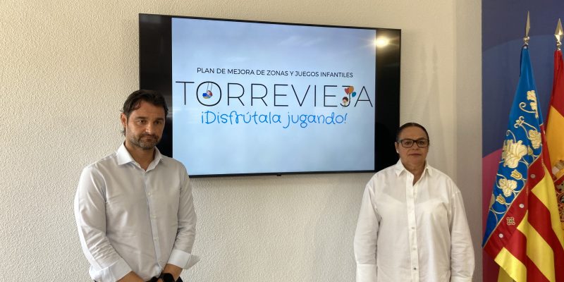 Torrevieja presenta el plan de mejora de zonas y juegos infantiles