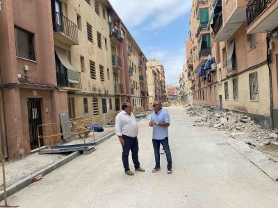 Orihuela continúa con sus obras para el itinerario ciclista en el cinturón del Monte de San Miguel