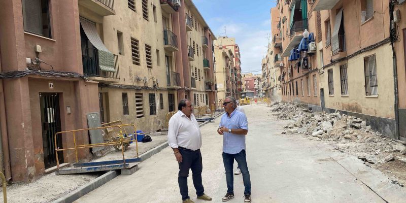 Orihuela continúa con sus obras para el itinerario ciclista en el cinturón del Monte de San Miguel