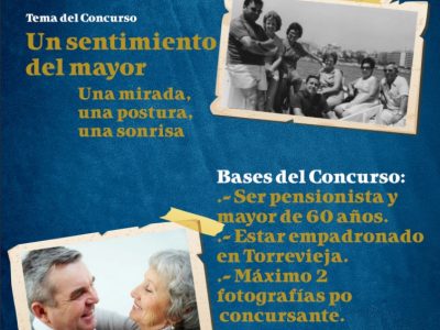 Torrevieja abre el plazo para el Concurso de Fotografía Homenaje al Mayor