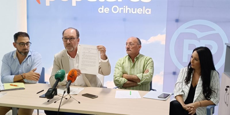 El PP insta el gobierno de Orihuela a que invierta una parte de los remanentes