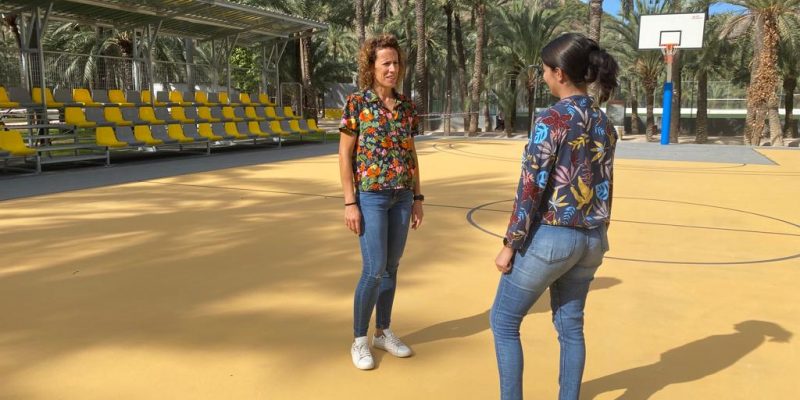 Finalizan las obras de mejora en el Polideportivo El Palmeral de Orihuela