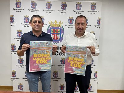 El Ayuntamiento de Cox presenta su campaña del Bono Consumo
