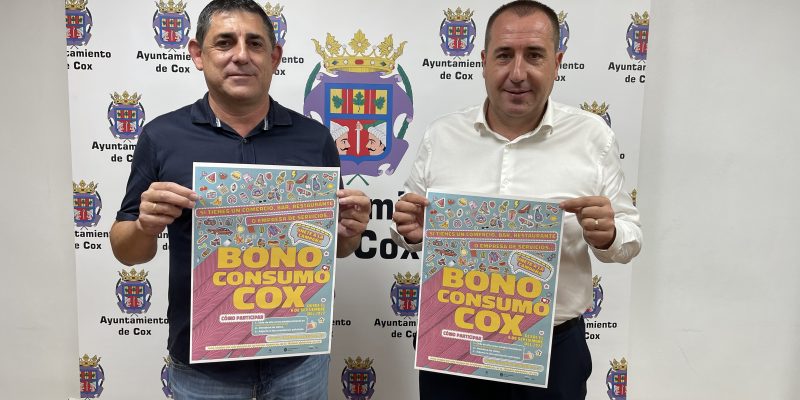 El Ayuntamiento de Cox presenta su campaña del Bono Consumo