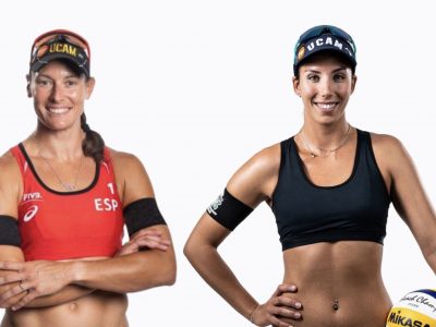 Liliana Fernández y la oriolana Paula Soria, nueva pareja sorpresa de Vóley Playa