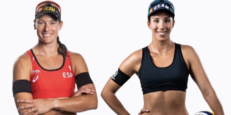 Liliana Fernández y la oriolana Paula Soria, nueva pareja sorpresa de Vóley Playa