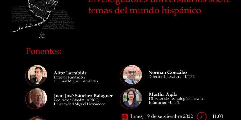 IARICC participa en un homenaje a Miguel Hernández en Ecuador