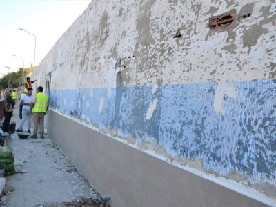 Rojales rehabilita la fachada del cementerio municipal