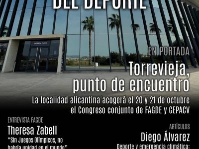 Un congreso en Torrevieja es la portada de una revista nacional de deporte