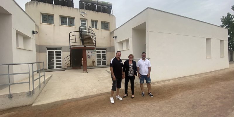 Albatera estrena nuevos vestuarios en el campo de fútbol Nuevo Calvario