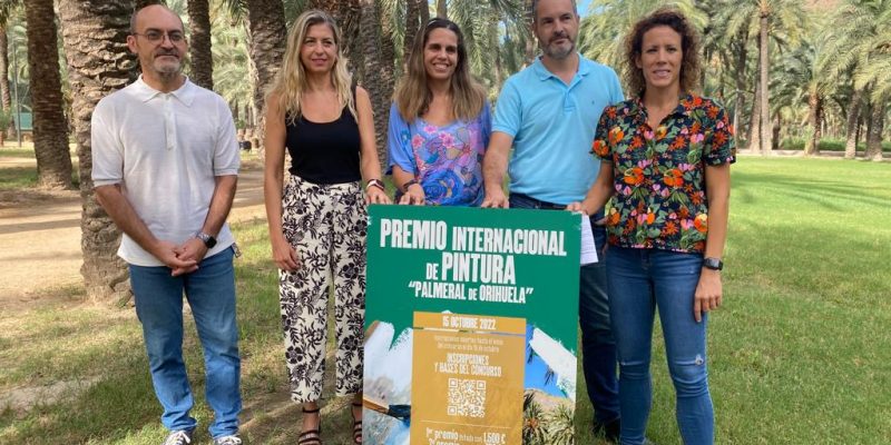 Presentado el I Concurso Internacional de Pintura 'Palmeral de Orihuela'