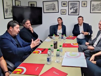 Aitana Mas visita Cámara Orihuela para conocer las inquietudes del empresariado