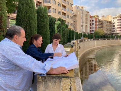 Comienzan las obras de renovación del margen del río en Orihuela