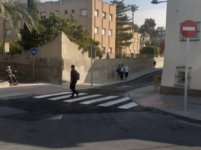 Finalizan las obras en las calles Madre Elisa y Meca de Orihuela