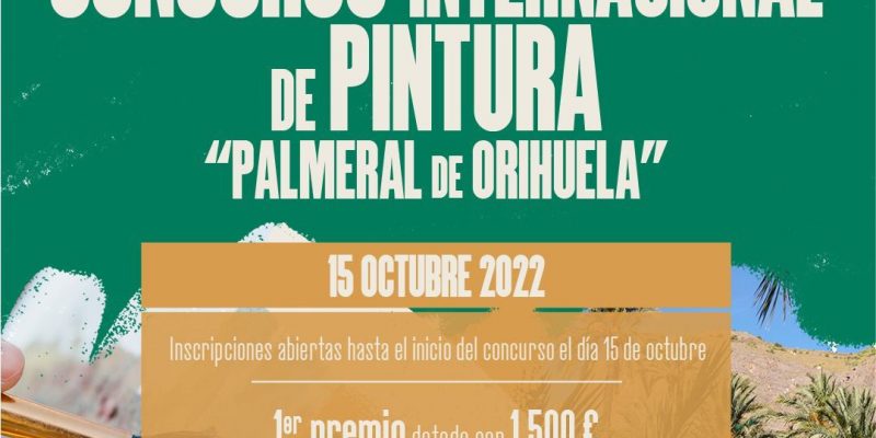 Orihuela celebra el Concurso de Pintura 'Palmeral de Orihuela'