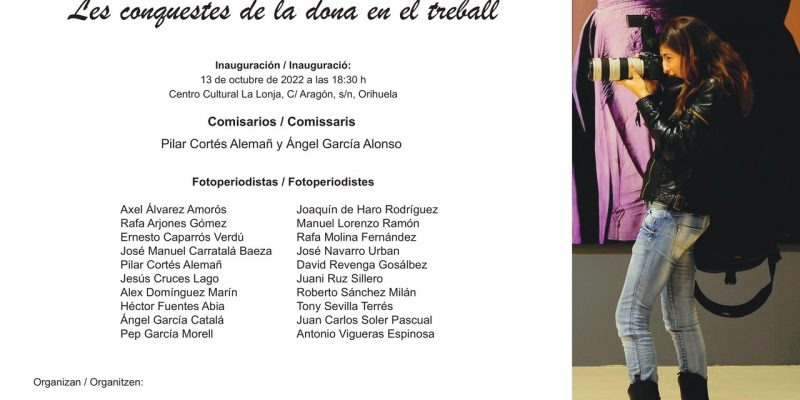 Orihuela acoge la exposición 'Las conquistas de la mujer en el trabajo'