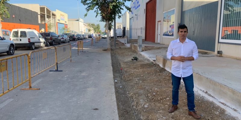 Bigastro inicia las obras en la zona del Polígono Industrial Apatel