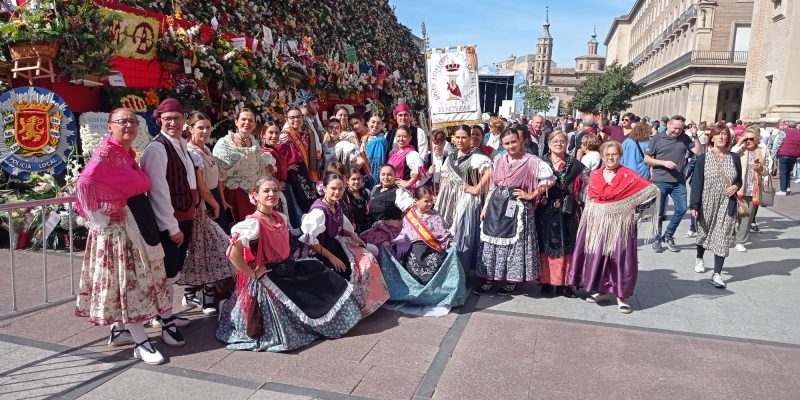 Benejúzar participa en la Ofrenda de Flores y Frutos de Zaragoza