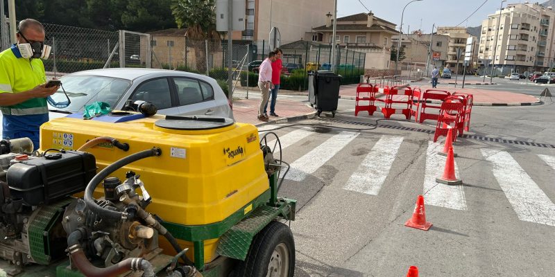 Callosa limpia los imbornales del alcantarillado antes posibles DANAs