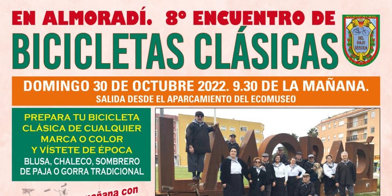 Almoradí acoge el 8º Encuentro de Bicicletas Clásicas