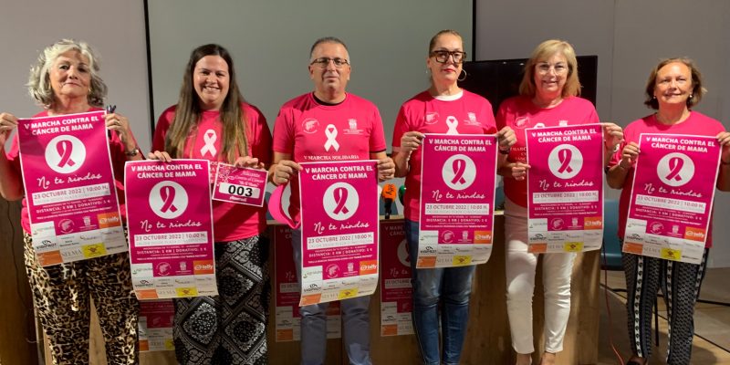 Almoradí celebra su V Marcha contra el Cáncer de Mama el 23 de octubre
