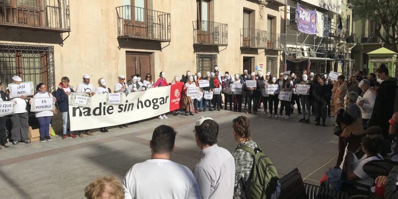 Cáritas Diocesana atendió el año pasado a 1.362 personas sin hogar