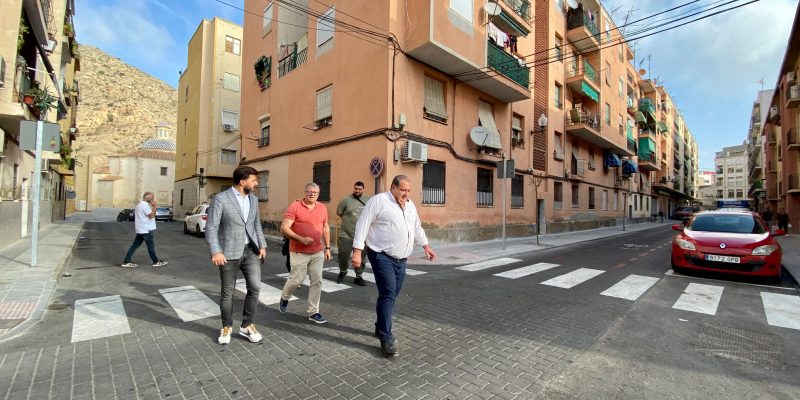 Finalizan las obras en la zona de la calle Ramón Sijé de Orihuela