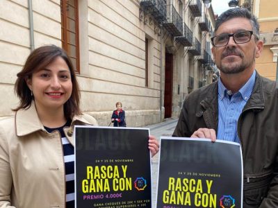 Orihuela lanza una campaña "Rasca y gana" por el Black Friday