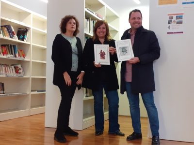 Pablo Cuadrado dona dos ejemplares de su publicación a la biblioteca 'María Moliner' de Orihuela