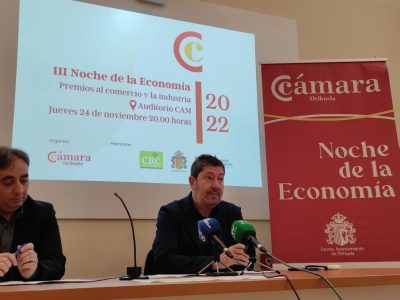 Cámara Orihuela premiará la labor del empresariado oriolano