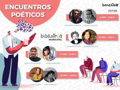 Benejúzar organiza 'Encuentros poéticos' con autores de la comarca