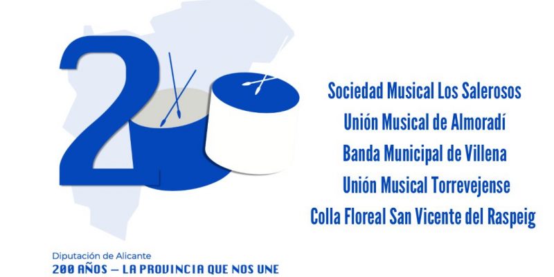 Torrevieja acoge un encuentro de bandas por el 200 Aniversario de Diputación