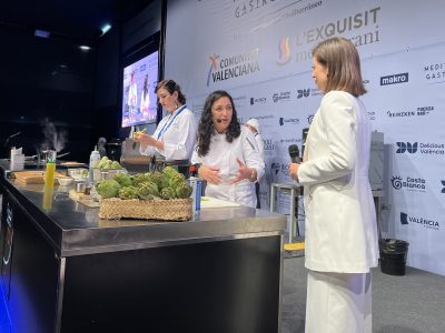 La alcachofa de la Vega Baja protagoniza la feria gastronómica de Valencia