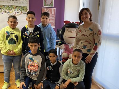 Alumnos de un colegio de Orihuela presentan su proyecto 'Si respetas, te respetan'