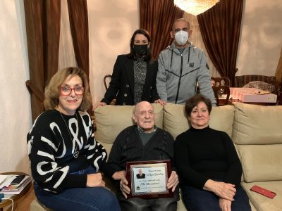 El oriolano Ramón Galindo Pérez cumple 106 años