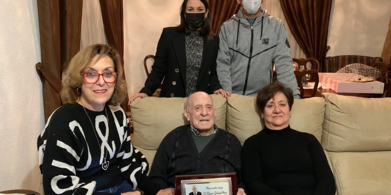 El oriolano Ramón Galindo Pérez cumple 106 años