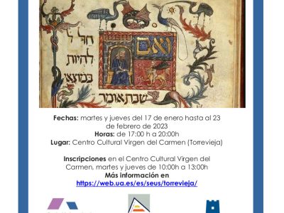Torrevieja acoge un curso sobre la Historia y cultura sefardí