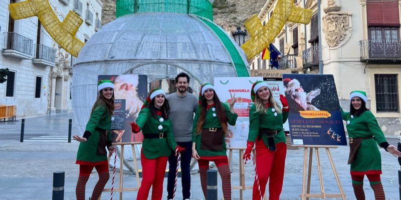 Papá Noel descansará tres días en su Aldea Navideña instalada en Orihuela