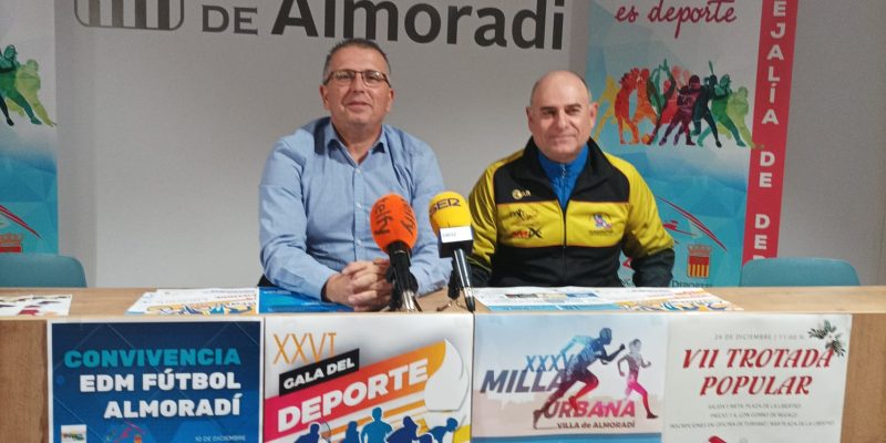 Almoradí celebra su XXVI Gala del Deporte el 13 de diciembre