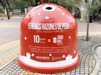 Guardamar inicia una campaña de reciclaje de vidrio por Navidad