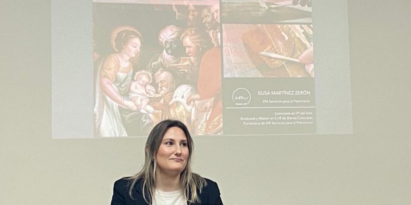 Prensentan en Orihuela la restauración del óleo 'Adoración de los Reyes Magos'