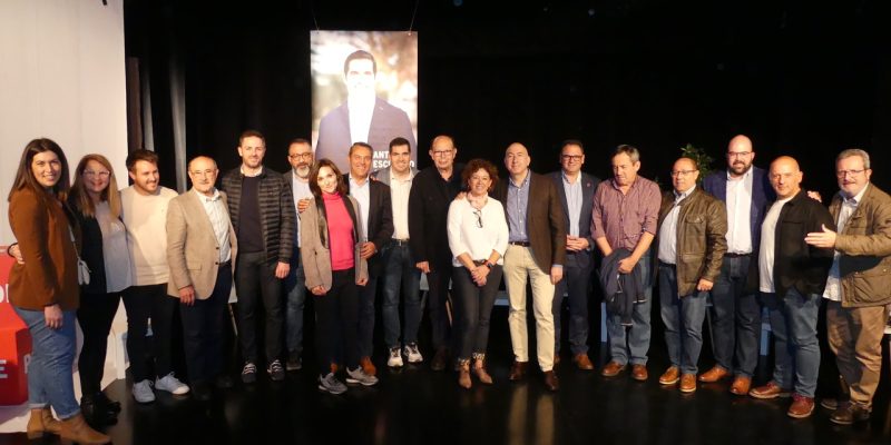 El PSOE presenta a Antonio Escudero como alcaldable en Pilar de la Horadada