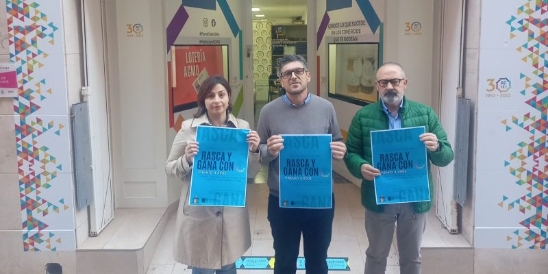 Orihuela presenta una campaña de 'Rasca y gana' para las compras de Navidad