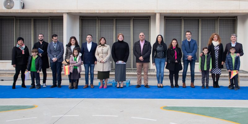 El colegio de Hurchillo celebra el acto de la Constitución desde hace 30 años