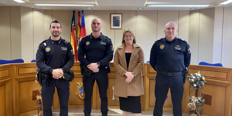 Albatera suma dos nuevos agentes a su cuerpo de Policía Local