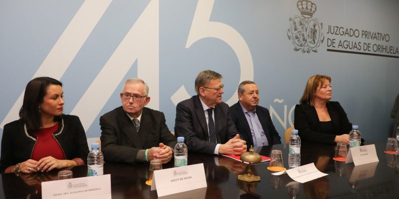 Ximo Puig reclama "responsabilidad" para hacer un uso eficiente de los recursos hídricos