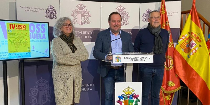Orihuela acogerá el IV Cross 'Ciudad del poeta Miguel Hernández' el 15 de enero