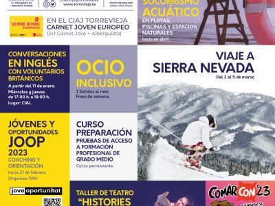 Torrevieja presenta su Agenda Joven Invierno 2023